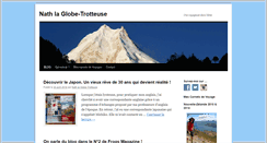 Desktop Screenshot of nathglobetrotteuse.com